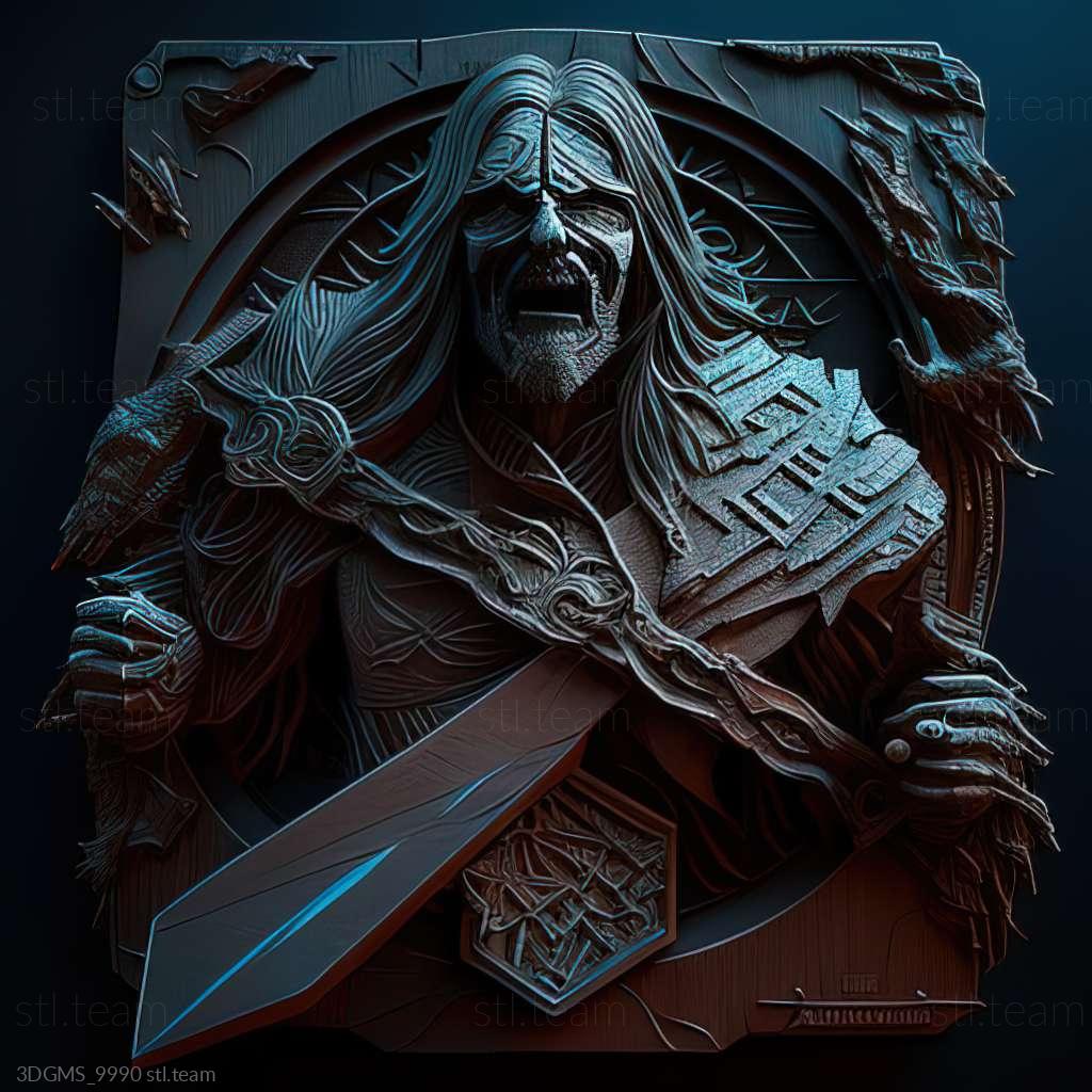 Middle earth Shadow of Mordor Bright Lord game, Games 3D model for CNC: STL  / MAX (obj)